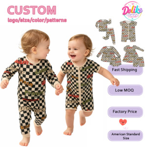 Whatnot Ready to Ship 儿童竹纤维睡衣 儿童夏季服装套装 婴儿 2 件套服装 - Product Image 4