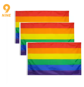 Üretici toptan 3x5 ft gökkuşağı bayrağı LGBT toplum eşcinsel gurur lezbiyen Transgender Promotional promosyon bayrakları - Product Image 1