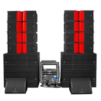 Düşük Minimum Sipariş Adedi 1 Set Profesyonel Ses Hoparlörleri Line Array PA Ses Sistemi Neodimyum Çift 12 İnç Pasif Line Array Hoparlörler