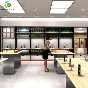 Pioneer Retail Wood Store Display Rack Shelf for Laptop Computer <strong>Showroom</strong> Design - Product Image 3