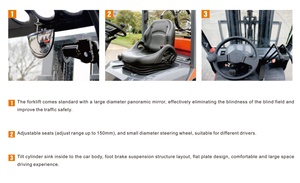 Carrello Elevatore Diesel YCMG da 2,5, 3 e 3,5 Tonnellate, Modelli FD30 e FD35, con Motore Xinchai Isuzu, Certificato CE ISO, Nuovo Attrezzamento per la Movimentazione dei Materiali - Product Image 3