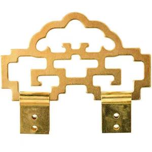 Double Happiness <b>Hanging</b> Iron Hook For Picture Frame Calligraphy Painting Mounting <b>Bracket</b> 3-5kg Load Capacity - Product Image 1