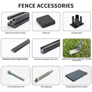 Linyuanwai Clôture WPC Composite à Co-extrusion Nouveau Design Personnalisée pour Jardin Panneaux de Clôture Extérieurs - Product Image 4