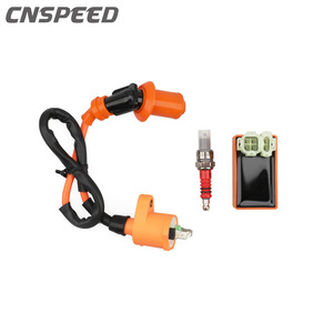 Kit d'allumage CNSPEED pour scooter, moto, VTT avec allumeur, bougie d'allumage et connecteur, ensemble de 3 pièces - Product Image 1