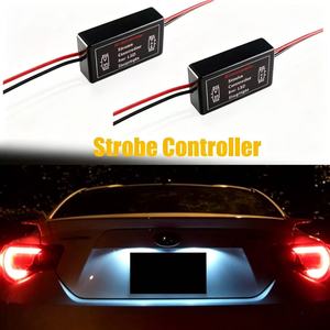2 pièces Module <span class=keywords><strong>de</strong></span> commande <span class=keywords><strong>de</strong></span> clignotement stroboscopique pour feux stop LED 12V GS-100A - Product Image 1
