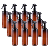 4oz 5oz 8oz 10oz 12oz 16oz Bouteilles de pulvérisation d'eau à gâchette en plastique noir blanc Pulvérisateurs à brouillard