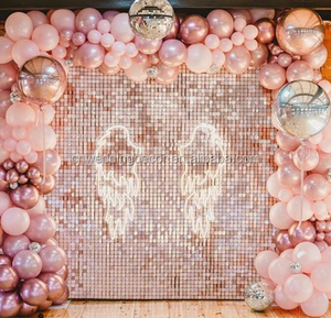 Pannelli Murali con Paillettes 8x8 ft, Decorazione 3D con Glitter, Sfondo per Matrimoni - Product Image 2