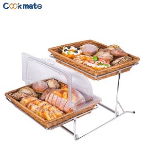 ชั้นวางตะกร้าขนมปังเป็นมิตรกับสิ่งแวดล้อม ทางเลือกใหม่สําหรับห้องครัวเพื่อสุขภาพ ที่เก็บของในครัวที่สวยงามและใช้งานได้จริง ยอดนิยมใหม่ - Product Image 4