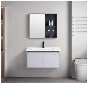 Penjualan terlaris khusus furnitur wastafel mode Modern kabinet cermin kamar mandi - Product Image 3