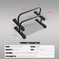 Hot SellingHome Gym Fitness Workout Hauteur Dip bar Station Triceps Dips Pull-Ups Stabilisateur Parallette Push up Stand