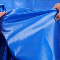 Bâche de protection tissée industrielle enduite en PE 220g/m² imperméable pour extérieur, jardin, serre, camion, usage domestique - en rouleau
