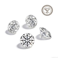 Diamante Sintetico Certificato IGI da 1ct-3ct, Taglio Rotondo, Colore D, Marca Limo per Creazione di Gioielli