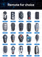 Code fixe universel/codigo Fijo 370Mhz pour Genius Nemesis système d'alarme de voiture Code d'apprentissage télécommande pour Genius K9 alarme