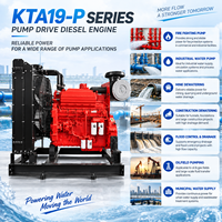 KTA19-C600 448kW 600HP Mesin Diesel Penggerak Pompa Industri 2100RPM untuk Penyediaan Air, Konstruksi, Drainase, dan Dewatering