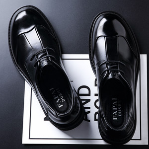 Chaussures en cuir pour hommes Eapai, noires, formelles, Oxford, pour le bureau et les occasions professionnelles - Product Image 3