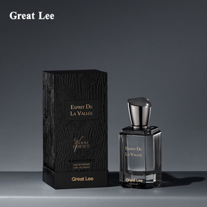 2025 biểu tượng tùy chỉnh sinh thái thân thiện với chai nước hoa Cologne sang trọng Rỗng trong suốt màu đen chai nước hoa cho nam giới với Hộp quà tặng - Product Image 1