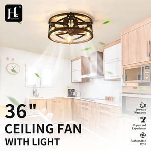 Lámpara de Techo Industrial Vintage de Metal con 4 Luces, Estilo Granja, para Pasillo, Cocina, Dormitorio - Product Image 2