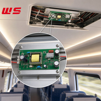 Carte de commande LED de remplacement, norme EN50155, qualité rail, DC110V, assemblage SMT, anti-vibration, éclairage de métro et de train, direct usine
