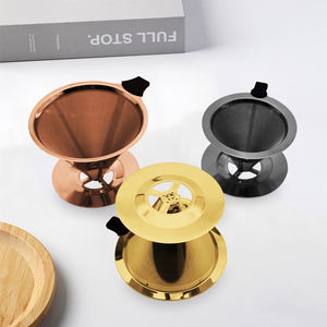 <span class=keywords><strong>Barista</strong></span> Tools Multicolor Portable Passoire Sans Papier À La Main Verser Sur Filtre À Goutte À Café Goutte À Café Filtre À Café En Acier Inoxydable 304 - Product Image 6