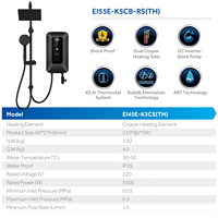 Chauffe-eau électrique instantané sans réservoir Haier, 6,5 kW, 6 kW, 7 kW, 8 kW, directement de l'usine chinoise