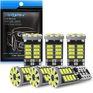 Xstorm Aksesori Mobil Kustom 12V 25SMD 3014 T10 W5W 194 Bola Lampu Led Mobil Indikator Otomatis Lampu Parkir Interior 6000K