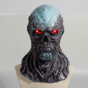 <span class=keywords><strong>Film</strong></span> d'horreur 4 Vecna <span class=keywords><strong>masque</strong></span> Cosplay hommes effrayant monstre <span class=keywords><strong>démon</strong></span> Latex casque effrayant carnaval fête Costume accessoires pour Halloween - Product Image 1