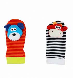 Chaussettes à hochet pour bébé, motif animal mignon, de haute qualité, vente directe usine 2019 - Product Image 3