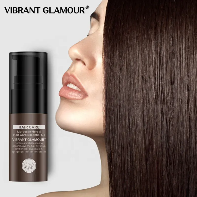 VIBRANT GLAMOUR Hair grow Essence huile essentielle marocaine traitement liquide prévenir la chute des cheveux