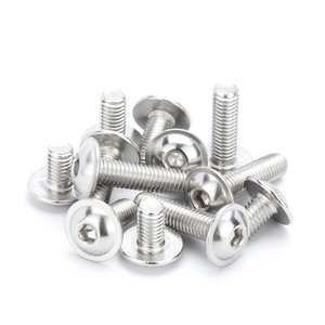 M8x1.25 ISO 7380 2 Stainless Steel 304 Flanged Allen Bolts Hex Socket Head Flange Button Head <b>Screw</b> with Collar - Product Image 5