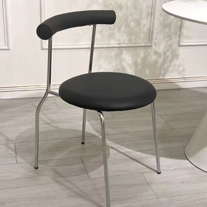 Set di <span class=keywords><strong>Tavolo</strong></span> <span class=keywords><strong>e</strong></span> <span class=keywords><strong>Sedie</strong></span> da Pranzo Impilabili di Alta Qualità in Stile Crema con Piano in Lastra di Roccia per Piccoli Ambienti Domestici - Product Image 2