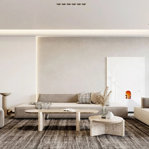 Profilé en aluminium pour éclairage mural, profil réflecteur pour plafond suspendu, pour salon et chambre, avec finition en plâtre - Product Image 6