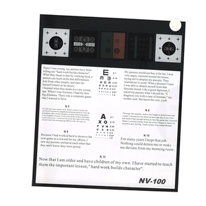 NV-100 cộng với LED kỹ thuật số gần tầm nhìn Tester & Biểu đồ với 1 năm bảo hành cho đo thị lực phòng khám và chăm sóc mắt tầm nhìn trung tâm - Product Image 4