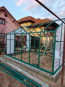 Serre de jardin écologique en acier avec verre trempé et fonctions de culture hydroponique - Product Image 5