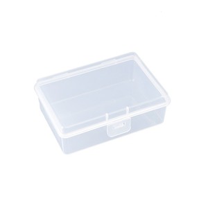 Rectangular Transparent Storage Box 9.2x6.2x2.8 Cm With Lid For Screws Parts Keys Jewelry Packaging - Product Image 4