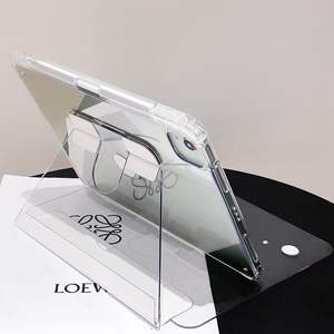 Funda Transparente con Soporte Giratorio 360° a Prueba de Golpes para Tablet <span class=keywords><strong>iPad</strong></span> Air Pro 2026 <span class=keywords><strong>MINI</strong></span> 3 4 5 6 7 8 9 10 11 13 Pulgadas - Product Image 1