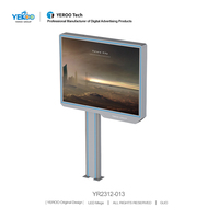 Pantalla LED Digital Tipo Tótem, Impermeable, a Todo Color, con Estructura de Acero, para Publicidad en Centros Comerciales y Metro, con SDK