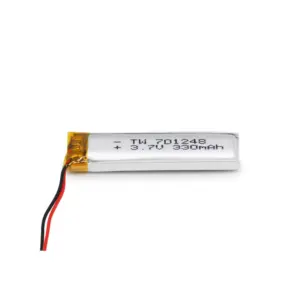 के. सी. रिचार्जेबल 350 mah 701250 3.7V लाइपो बैटरी छोटे लिथियम बहुलक बैटरी पैक