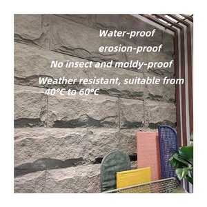 Pu Faux đá tấm da bên ngoài Polyurethane Đá Nhân Tạo kết thúc vòm tấm Tường được sử dụng cho trong nhà và ngoài trời - Product Image 5