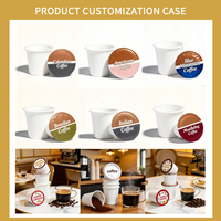 Capsules K-Cup jetables en PP sans BPA, écologiques, vides pour le remplissage d'espresso, faible MOQ, fourniture directe usine