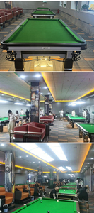 Luxury Customized Eco-friendly Billiard <b>Table</b> With Leather Pockets Modern <b>7ft</b> 8ft 9ft <b>Pool</b> Snooker Sport for Sale and Exclusive - Product Image 2