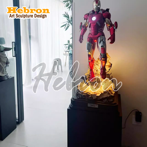 Statua Personalizzata di Iron Man 1 <span class=keywords><strong>3</strong></span> Mk7 a Grandezza Naturale, Action Figure Marvel, Personaggio Supereroe degli <span class=keywords><strong>Avengers</strong></span> per Decorazione - Product Image 5