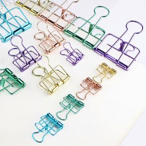 Clips de reliure personnalisés en couleur, pinces à ressort pour mémos, fournitures de bureau et scolaires, clips de reliure de 19 mm pour chancellerie - Product Image 2