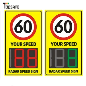 Radar Speed Sign LED Display for Highway Driver Speed Feedback Dynamic Radar Speed