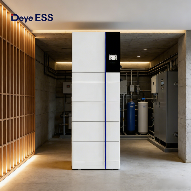 Deye GB-SL 102.4V 40Ah ESS (Energy Storage System) Is a Stackable Battery System Featuring HV LiFePO4 Cells