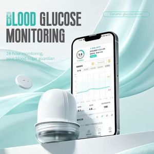 Système de surveillance continue du glucose à <span class=keywords><strong>prix</strong></span> abordable, lecteur de <span class=keywords><strong>glycémie</strong></span> avec capteurs, glucomètre <span class=keywords><strong>pour</strong></span> <span class=keywords><strong>la</strong></span> surveillance du glucose - Product Image 3
