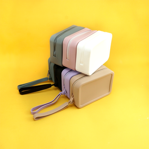 Borsa per il Trucco in Silicone Portatile di Piccole Dimensioni alla Moda con Logo Personalizzato Impermeabile Borsetta da Viaggio per <span class=keywords><strong>Donna</strong></span> - Product Image 6