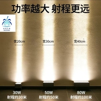 Reflector LED para Exteriores, Impermeable, Haz de Luz Único, Iluminación de Fachadas de Edificios, Enfoque de Larga Distancia