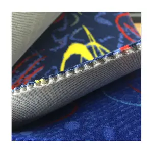 Jacquard Bus Fabric Foam Sponge High Quality embroidery fabric for Car Seat Cover