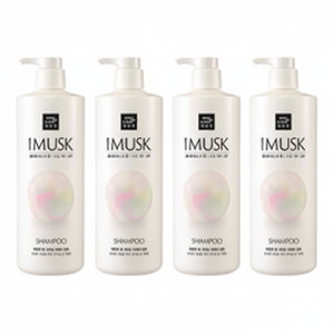 Lot de 4 shampoings réparateurs parfumés Mise-en-scène 1L, effet nacré, senteur musc blanc, en promotion - Product Image 1