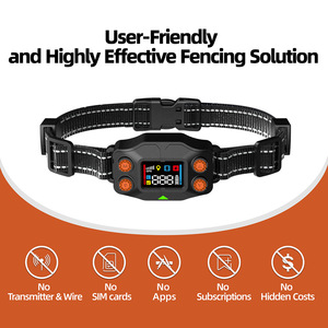 <span class=keywords><strong>Collar</strong></span> de entrenamiento para mascotas con GPS inteligente, valla electrónica impermeable, nuevo <span class=keywords><strong>collar</strong></span> inalámbrico para perros al aire libre, Material plástico - Product Image 2